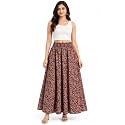 Women39s Printed Viscose Crepe Flared Palazzo Pants