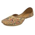 Women's Punjabi Jutti for Ethnic Shoes Soft Mojari Traditional Indian Jooti Leather Sandles Handmade Juti