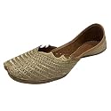 Women's Punjabi Jutti for Ethnic Shoes Soft Mojari Traditional Indian Jooti Leather Sandles Handmade Juti