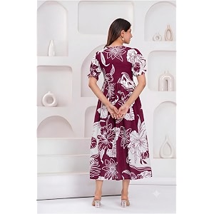 Womens Pure Cotton All Over Printed Maternity