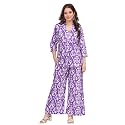 Women39s Pure Cotton Co-Ord Set Three-Quarter