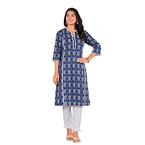 Womens Pure Cotton Floral Printe Straight Single