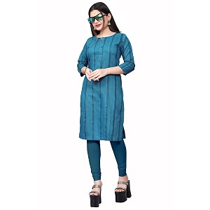 Womens Pure Cotton A-line Kurti