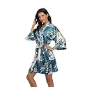 Women39s Pure Short Silky Robes Bridesmaid Bride