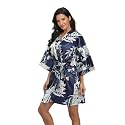 Women39s Pure Short Silky Robes Bridesmaid Bride
