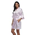Women39s Pure Short Silky Robes Bridesmaid Bride