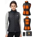 Women's Quilted Heated Vest with Battery Pack 16000mAh 7.4V, Warming Heated Vest for Women, Electric Heating Vests