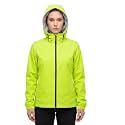 Women's Rain Jacket Hood Mesh Lined Packable Waterproof