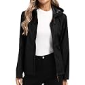 Women's Rain Jacket Lightweight Waterproof Raincoat