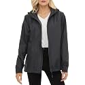 Women's Rain Jacket Lightweight Waterproof Raincoat