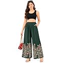 Women39s Rayon Bird Flower Print Loose fit
