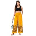 Women39s Rayon Bird Flower Print Loose fit