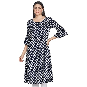 Womens Rayon Classic Kurta
