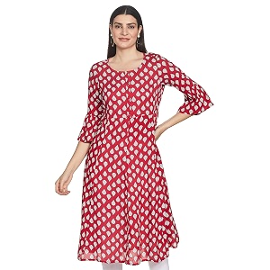 Womens Rayon Classic Kurta