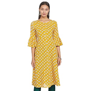 Womens Rayon Classic Kurta