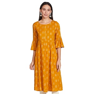 Womens Rayon Classic Kurta