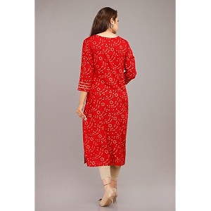 Womens Rayon Straight KurtiDC-6