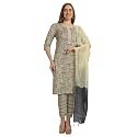 Women39s Rayon Straight Printed Kurta with Pant