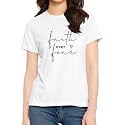 Women39s Regular Fit Faith Over Fear Cotton