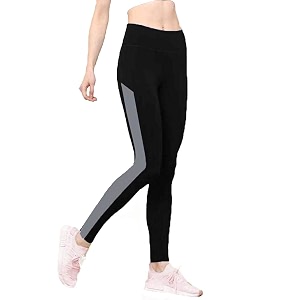 Womens Regular Fit Yoga Pants Stretchable
