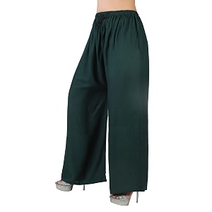 Womens Relaxed Fit Rayon Palazzo