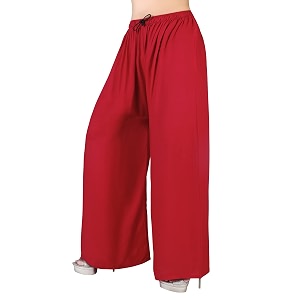 Womens Relaxed Fit Rayon Palazzo