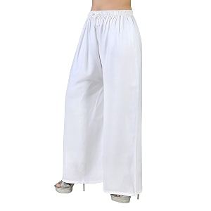 Womens Relaxed Fit Rayon Palazzo