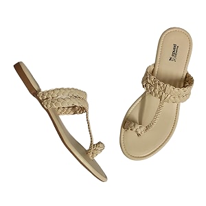 Womens Round Toe Flats Sandal Hand