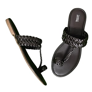 Womens Round Toe Flats Sandal Hand