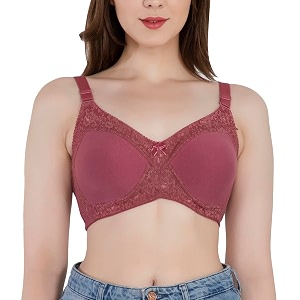 Womens Seamless Padded Bra Full Coverage