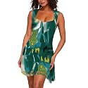 Women39s Sexy Mesh Square Neck Bodycon Mini