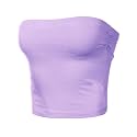 Women's Shapewear Tube Tops Strapless Ruched Built-in Shelf Bra
