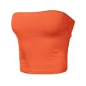 Women's Shapewear Tube Tops Strapless Ruched Built-in Shelf Bra Casual
