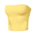 Women's Shapewear Tube Tops Strapless Ruched Built-in Shelf Bra Casual
