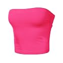 Women's Shapewear Tube Tops Strapless Ruched Built-in Shelf Bra