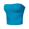 Women's Shapewear Tube Tops Strapless Ruched Built-in Shelf Bra