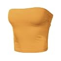 Women's Shapewear Tube Tops Strapless Ruched Built-in Shelf Bra
