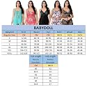 Women39s Sheer Lace Babydoll Lingerie Set Floral