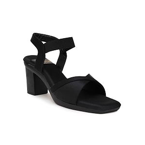 Womens Shimmerstep Heel Sandal Comfortable Cushioned Footbed
