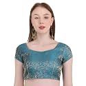 Women39s Short Sleeve Brocade Chanderi Readymade Stitched