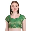 Women39s Short Sleeve Brocade Chanderi Readymade Stitched
