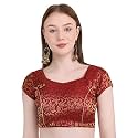Women39s Short Sleeve Brocade Chanderi Readymade Stitched