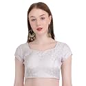 Women39s Short Sleeve Brocade Chanderi Readymade Stitched