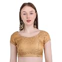 Women39s Short Sleeve Brocade Chanderi Readymade Stitched