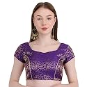 Women39s Short Sleeve Brocade Chanderi Readymade Stitched