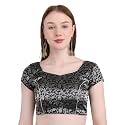 Women39s Short Sleeve Brocade Chanderi Readymade Stitched