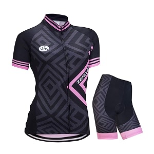 Womens Short Sleeve Cycling Jersey Jacket Cycling