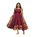Women39s Silk Cotton Wedding Gown with Jacquard