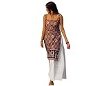 Women39s Sleeveless Ajrak Print Kurti Pure Cotton