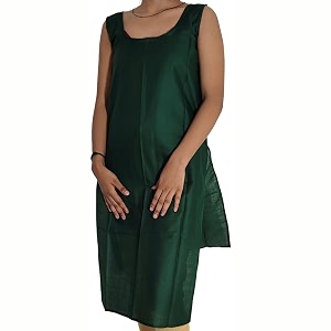 Womens Sleeveless Cotton Inner Slip Dress Round